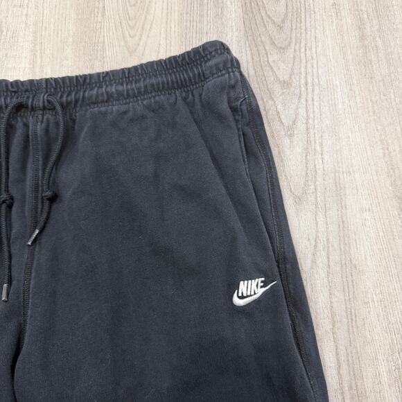 Nike Club Knit Jogger Sweatpants Men's Large Black Causal Cuffed FQ4330-010 - Picture 3 of 10